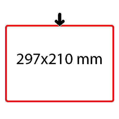SHOWCARD FRAME, 210X297 MM (A4), LANDSCAPE