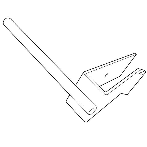 EURO PALLET CLAW, FOR 12 MM D TUBES